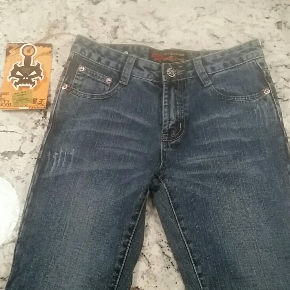 City Devil King Jeans NWT 26 C5 - Picture 2 of 7